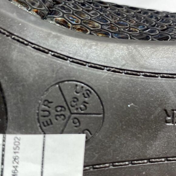 Ara Ladies Slip-On  Crocodile Low Heel Comfort Pump Brown New US Size‎ 8.5 - Picture 14 of 14